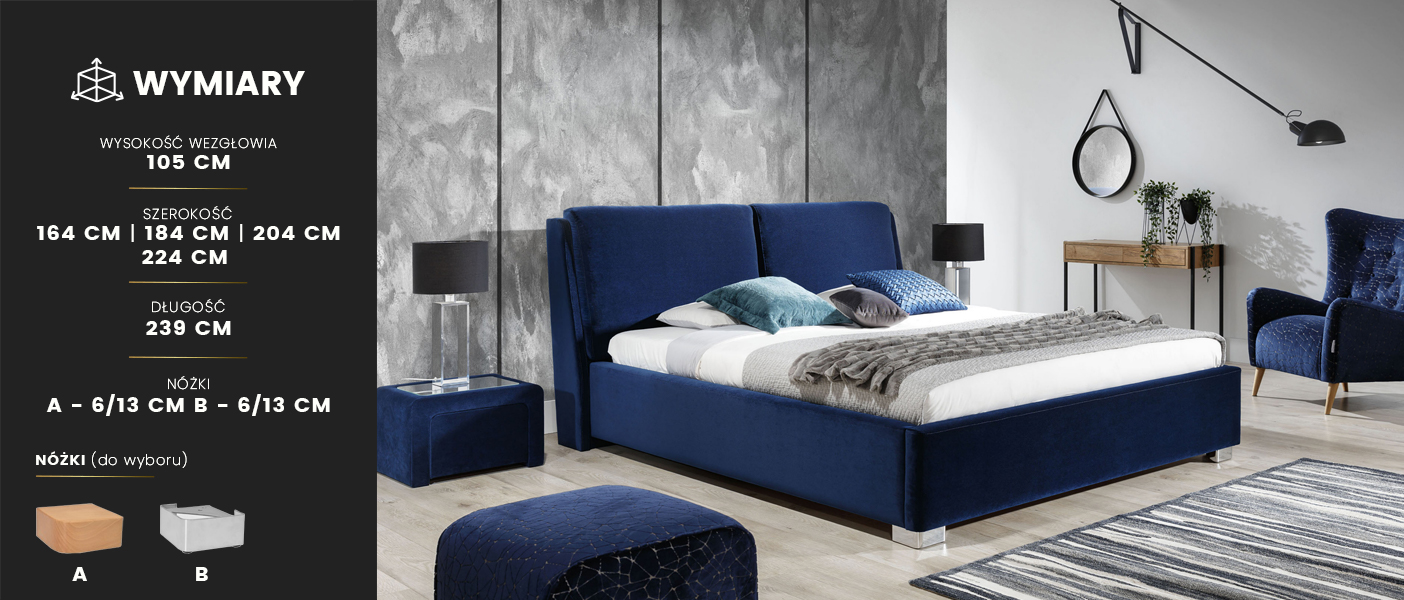 Łóżko Monaco New Elegance